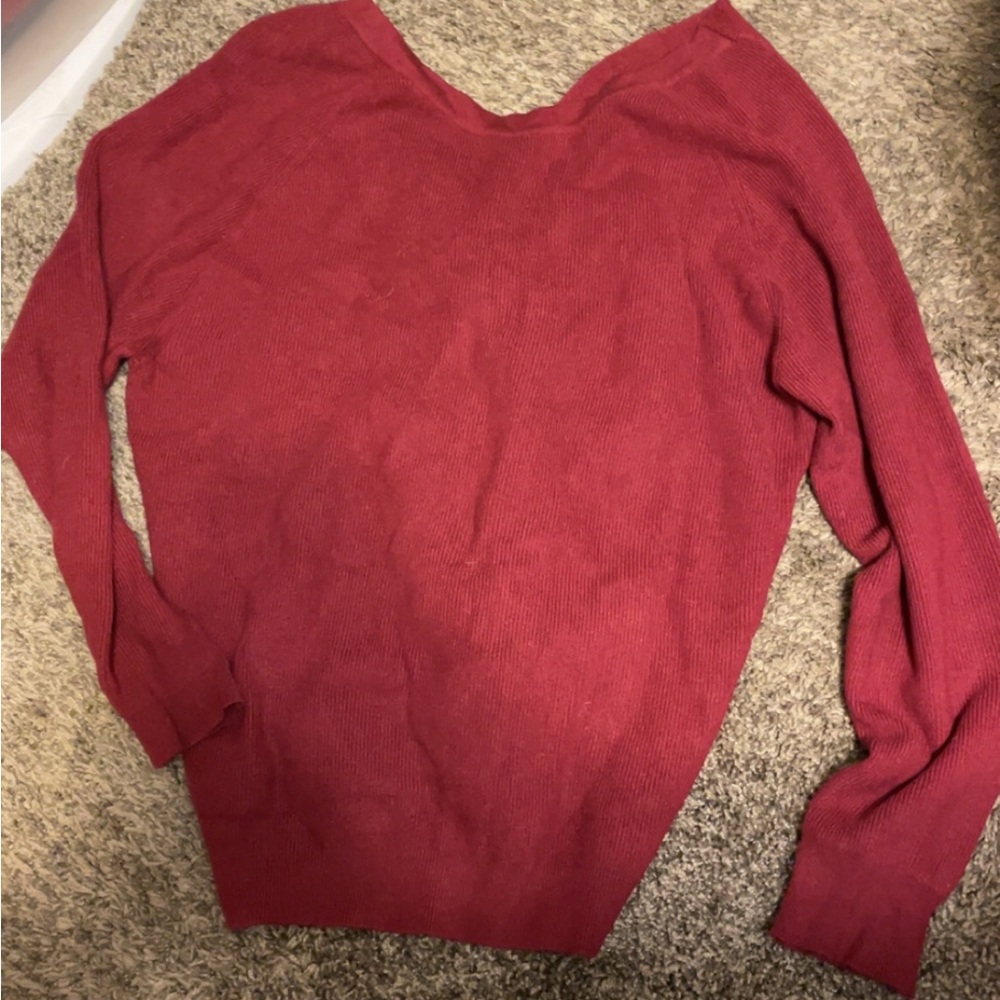 Women's Red Sweater